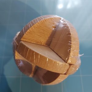 Wooden Brain Teaser Puzzle blocks - Challenging Intelligence Game, Handcrafted