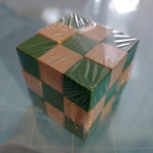 Wooden Brain Teaser Puzzle blocks - Challenging Intelligence Game, Handcrafted